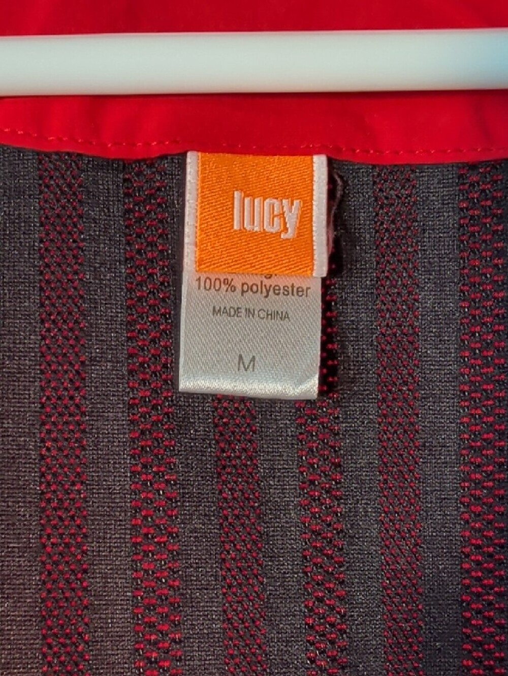 Lucy Red Zip-Front Utility Jacket - Picture 2 of 5